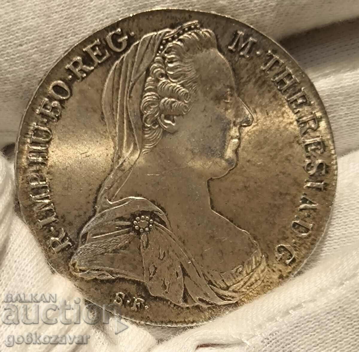 Thaler Austria M. Theresia 1780 Silver UNC!