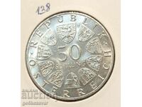 Austria 50 Shillings 1978 Silver