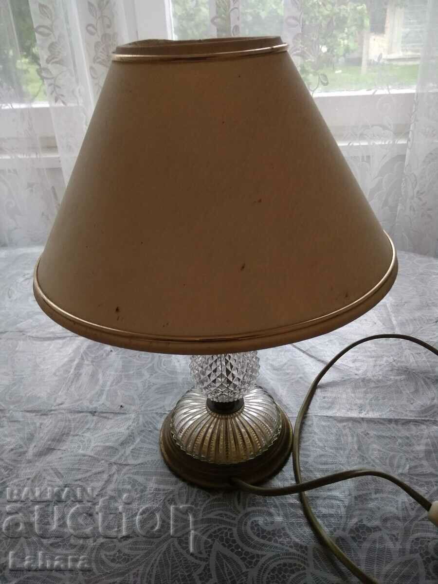 Night, table lamp glass without lampshade is with price 15.00 BGN | € 7.67 Night, table lamp glass without lampshade is with price 15.00 BGN | € 7.67