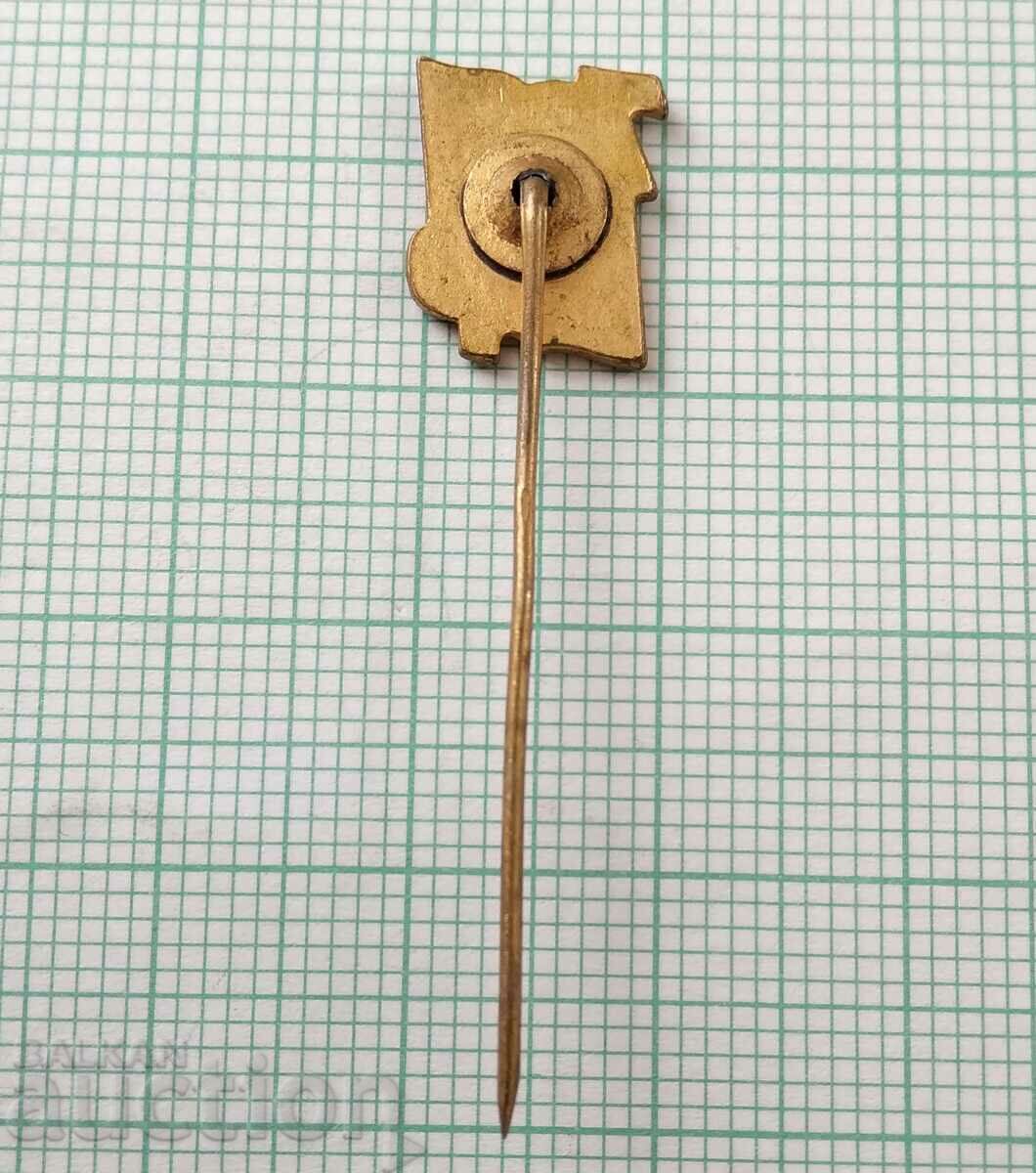 Auction  16042 Badge - ZSP Poland communism - bronze enamel