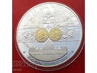 Vatican-large and beautiful medal 2013-silvered-circulation 9999 pcs