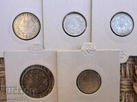 Lot of Bulgarian silver coins