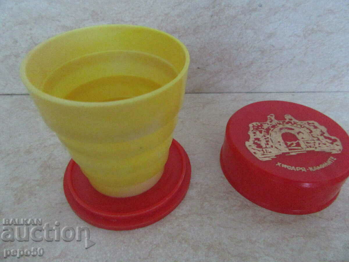 PLASTIC FOLDABLE CUP "HISARYA-CAMELS" - FROM SOCA
