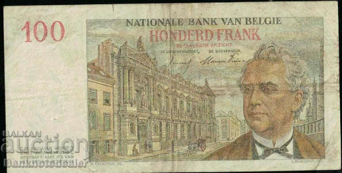 Belgium 100 Francs 1958 Pick 129b Ref 2268