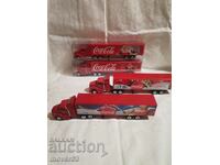 Coca Cola tractors/trucks. Lot 4 pieces