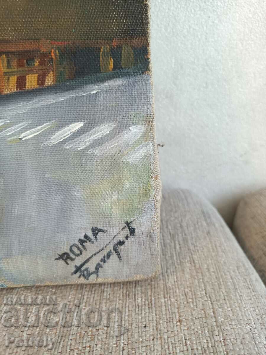 Delivery of Old oil painting Delivery of Old oil painting