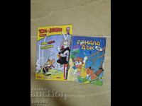 Două benzi desenate vechi - Tom și Jerry și Donald Duck