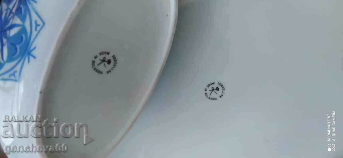 Delivery of IZIDA Large platter and sauce boat - Bulgarian porcelain