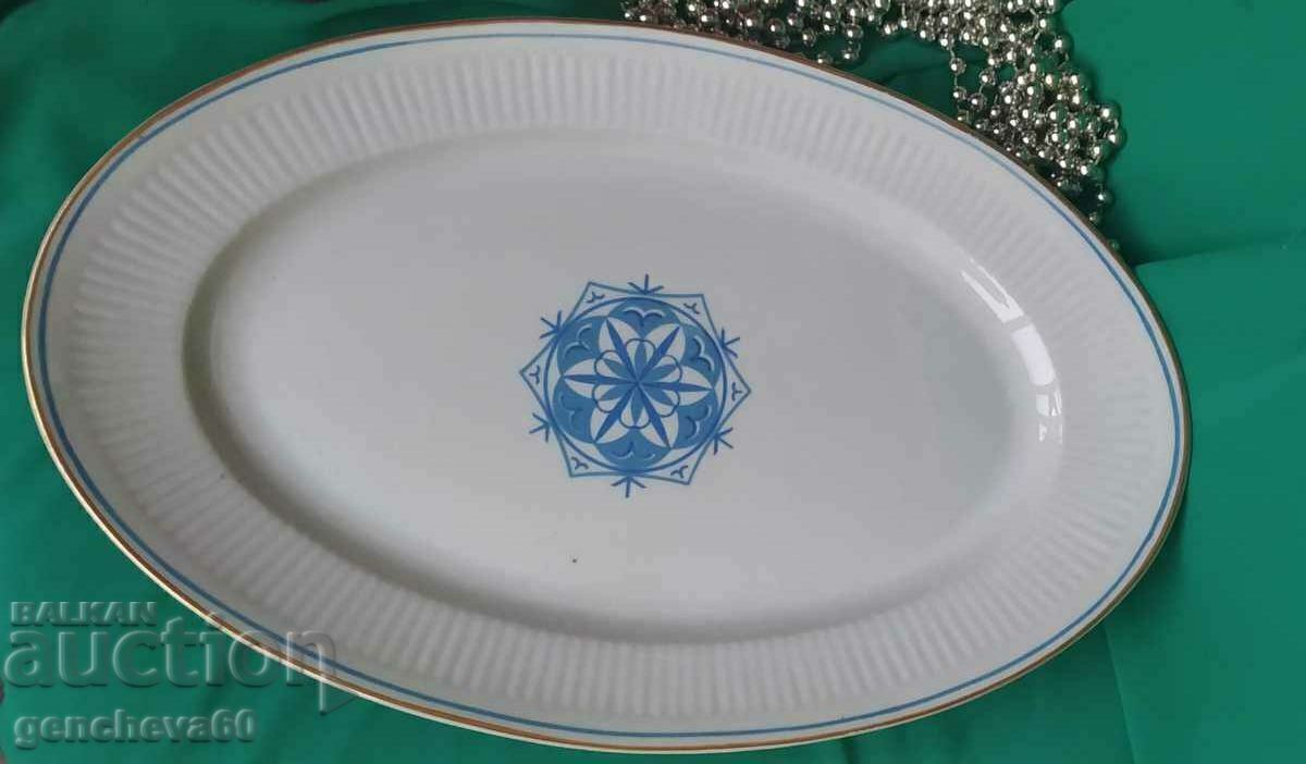 IZIDA Large platter and sauce boat - Bulgarian porcelain - 5
