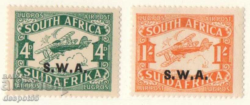 1930. Africa de Sud-Vest. Overprint S.W.A - font mare.