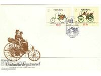1986. Portugal. 100 years of the car. Special stamp.
