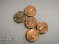 Lot de monede - SUA - 1 cent | 1990 - 1994
