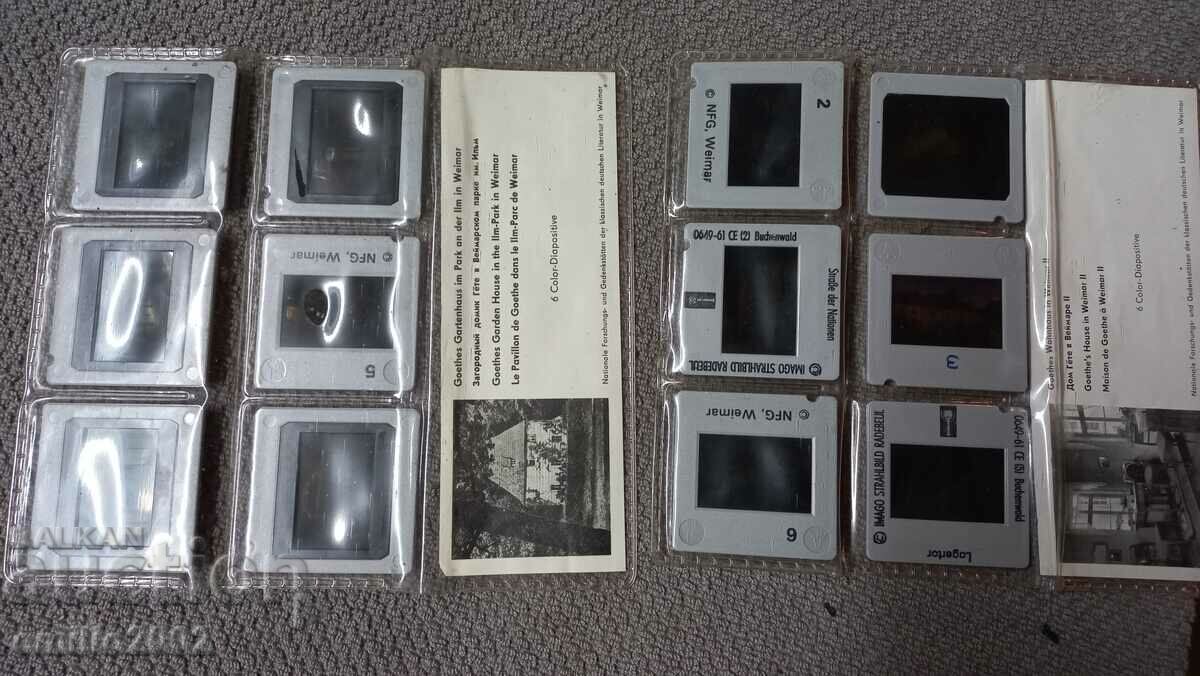 Delivery of A huge number of slides and cassettes