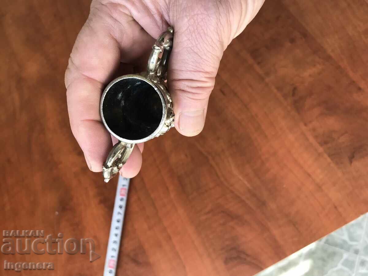 CANDLESTICK COLORED METAL SILVER - 5 CANDLESTICK COLORED METAL SILVER - 5