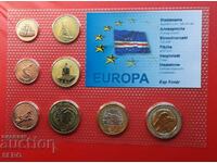 Πράσινο Ακρωτήριο-ΣΕΤ 2010 8 δοκιμαστικών κερμάτων ευρώ