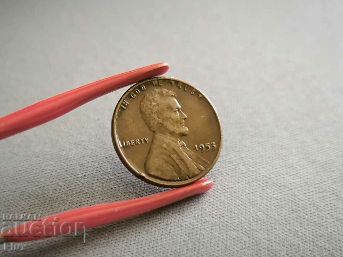 Coin - USA - 1 cent | 1953 with price 5.00 BGN | € 2.56 Coin - USA - 1 cent | 1953 with price 5.00 BGN | € 2.56