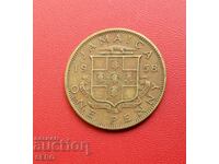 Insula Jamaica-1 penny 1958