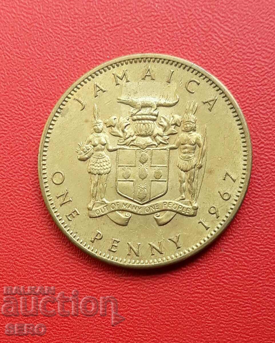 Insula Jamaica-1 penny 1967