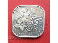 Bahamas-15 cents 1974