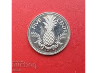 Бахами-5 цента 1974-малък тираж 23 х.бр.