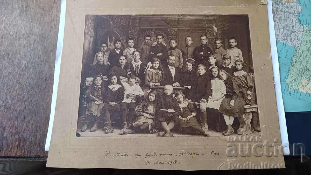 Foto Ruse Elevii de la catedra IV. sub Nar. Universitatea St. George 1918