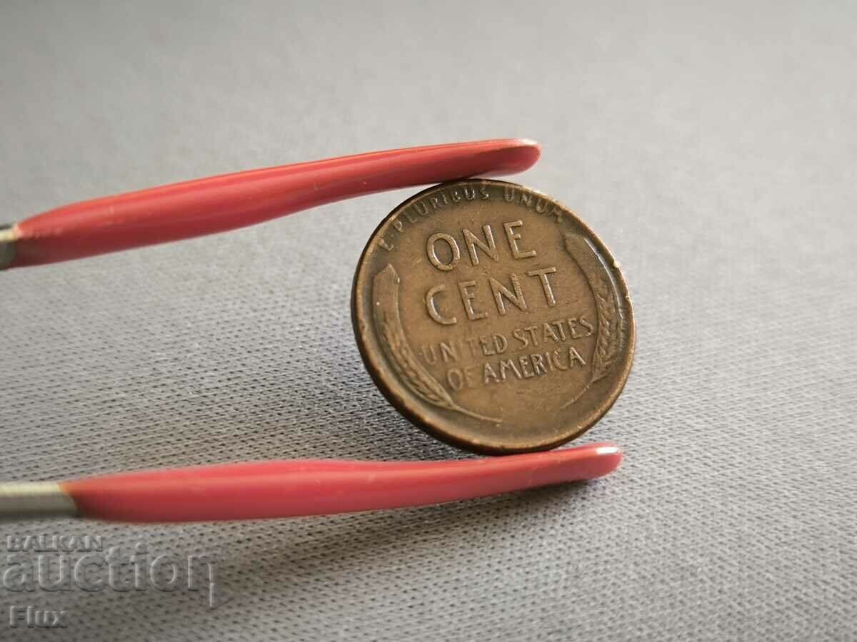 Монета - САЩ - 1 цент | 1949г.