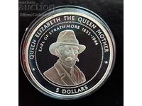 Сребро 5$ Граф на Стартмор 1999 Острови Питкейрн
