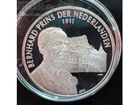 Medalia de argint Berhard Prince Olanda