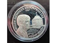 Silver Medal Willem Alexander Netherlands