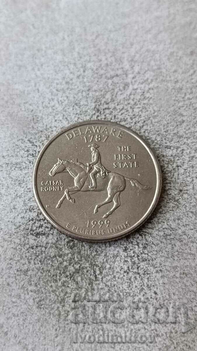 USA 25 Cent 1999 P Delaware