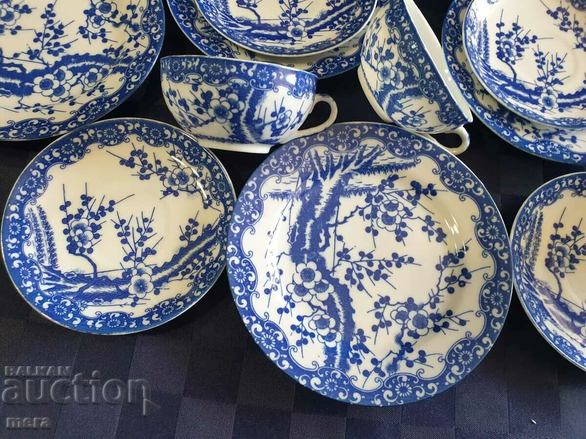 Δημοπρασία Ιαπωνική υπηρεσία πορσελάνης για καφέ, τσάι