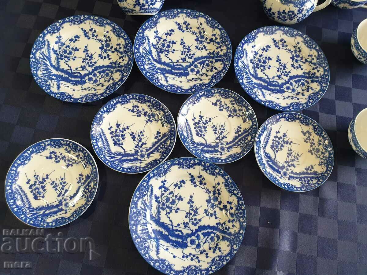 Ιαπωνική υπηρεσία πορσελάνης για καφέ, τσάι - 5