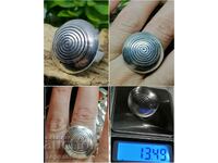 Solid silver ring 13.49g