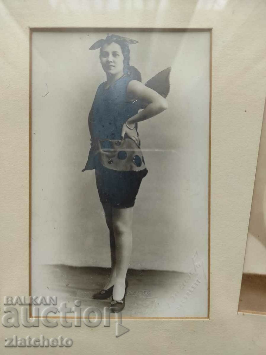 Auction Old photo composition - studio in Bucharest Romania România Auction Old photo composition - studio in Bucharest Romania România