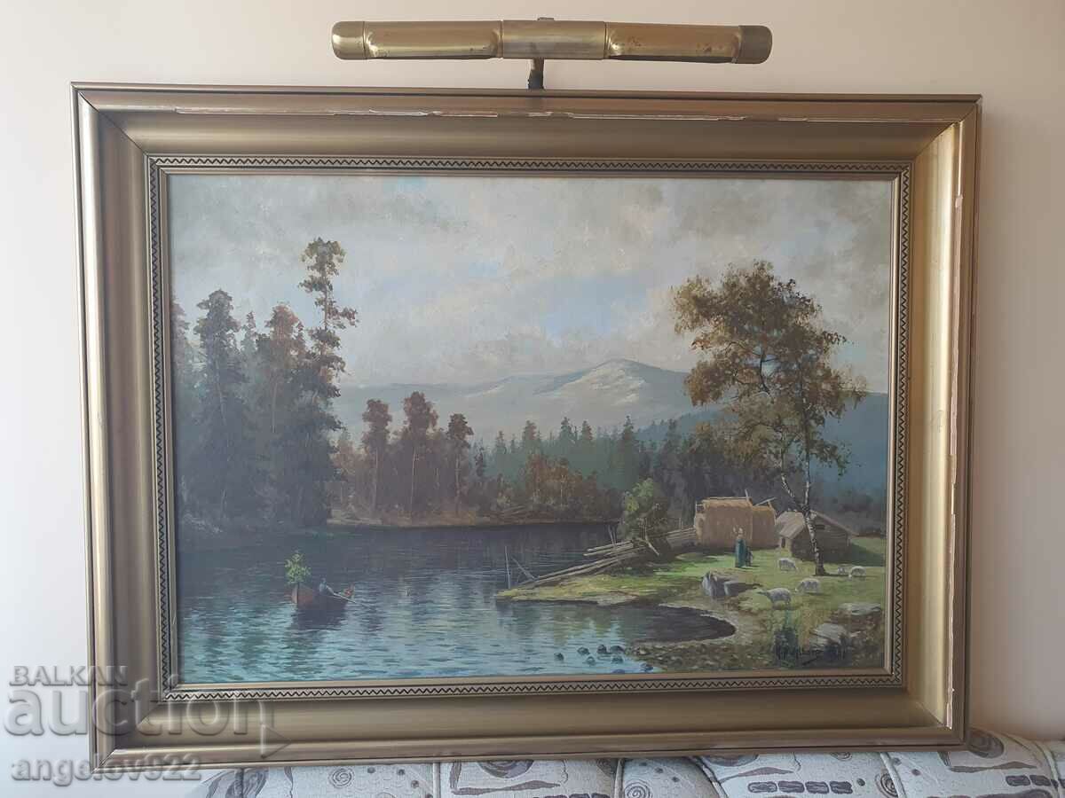 Large original oil painting from 1951.
