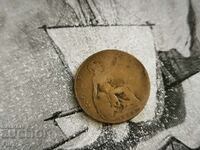 Монета - Великобритания - 1/2 (половин) пени | 1922г.