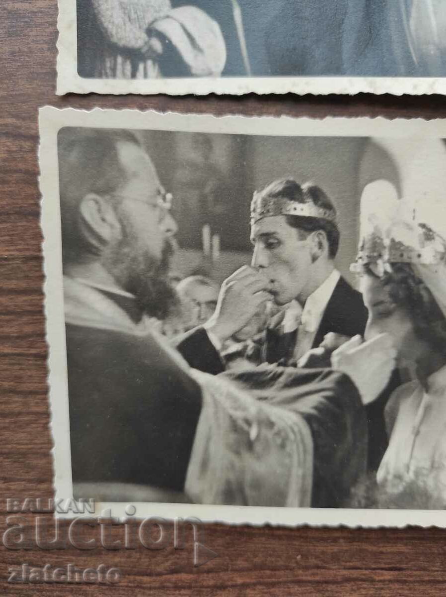Стара снимка Царство България - лот от две снимки. Поп, свещ с цена 25.00 лв. | € 12.78 Стара снимка Царство България - лот от две снимки. Поп, свещ с цена 25.00 лв. | € 12.78