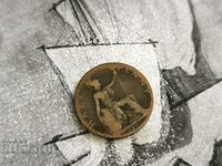 Монета - Великобритания - 1/2 (половин) пени | 1900г.