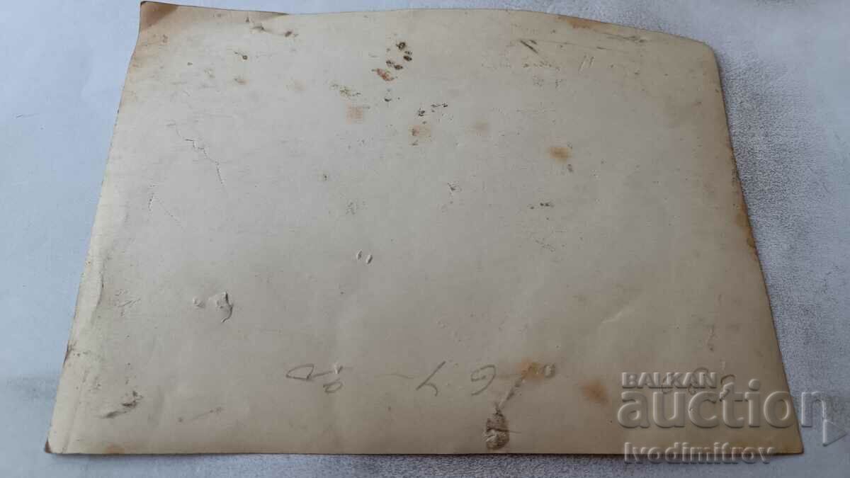 Auction Photo Soldier with decorations and an elderly man Auction Photo Soldier with decorations and an elderly man