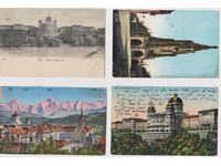 Лот от 8 карти Швейцария Берн пътували 1905-30