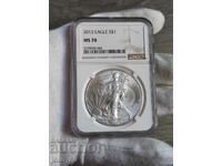 1 oz dollar 2013 USA NGC - MS 70