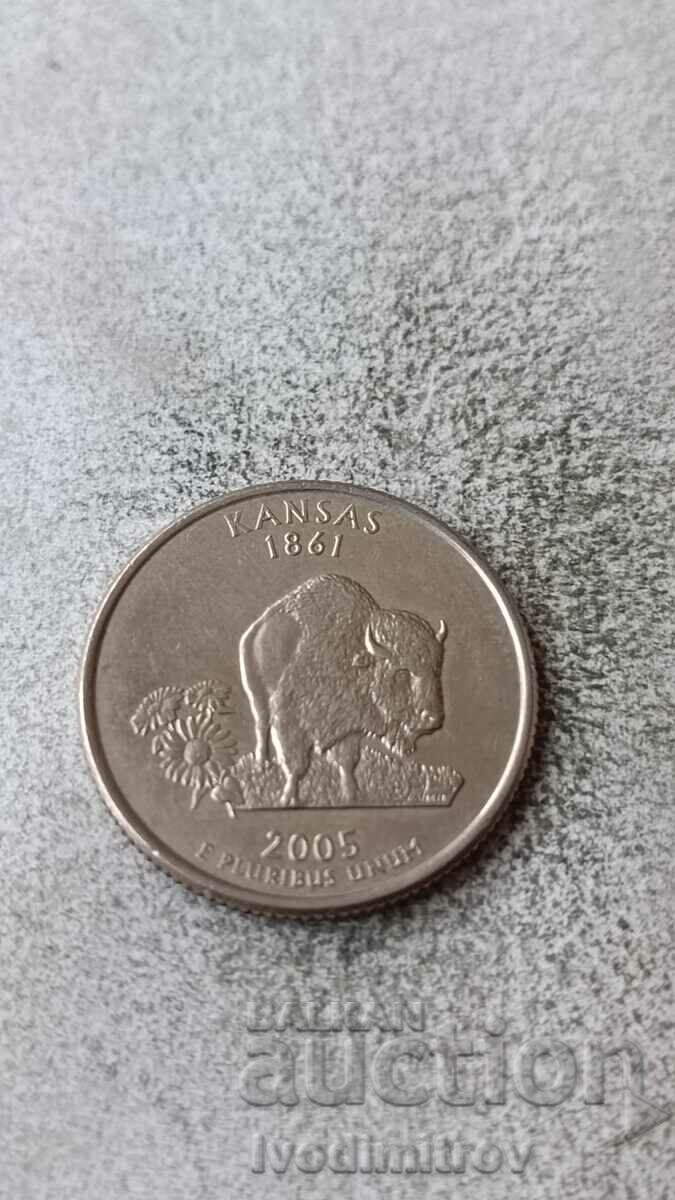 ΗΠΑ 25 Cent 2005 D Kansas