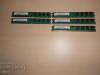 593.Ram DDR2 800 MHz,PC2-6400,2Gb.hynix. Kit 5 bucati. NOU