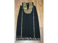Authentic woolen folk costume gold and silver tinsel