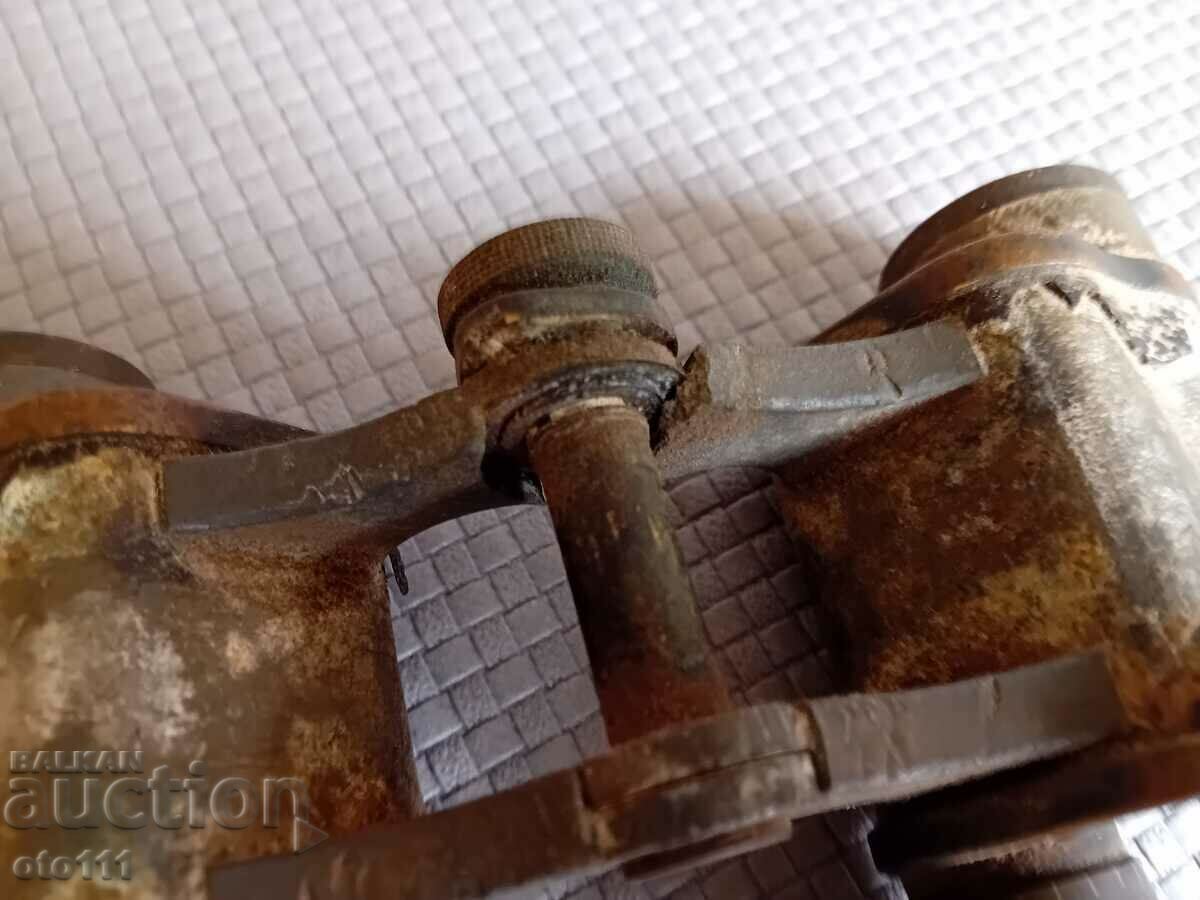 OLD MILITARY BINOCULARS CARL ZEIZZ DF 6x - WW1 - 6 OLD MILITARY BINOCULARS CARL ZEIZZ DF 6x - WW1 - 6