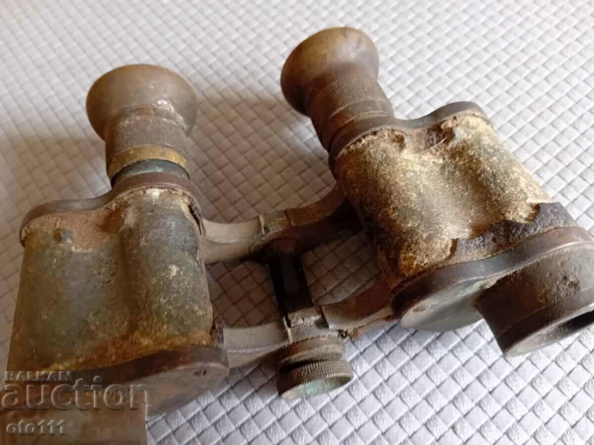 OLD MILITARY BINOCULARS CARL ZEIZZ DF 6x - WW1 - 7 OLD MILITARY BINOCULARS CARL ZEIZZ DF 6x - WW1 - 7