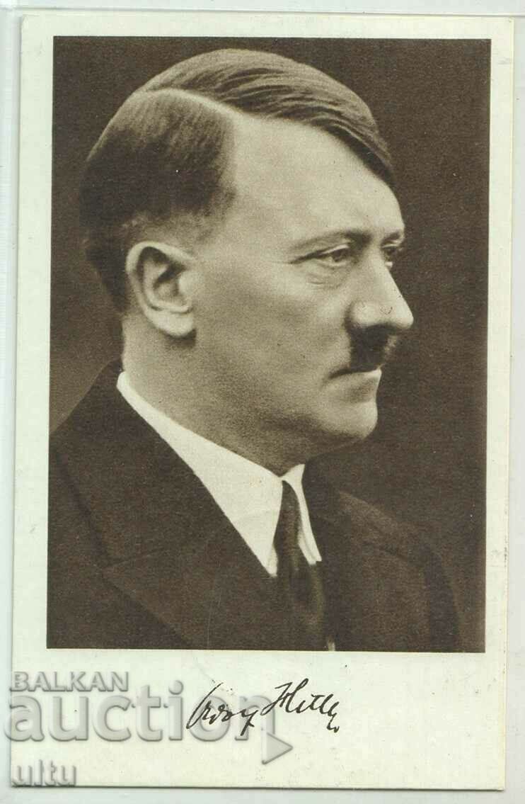 Original card Third Reich Adolf Hitler Original card Third Reich Adolf Hitler