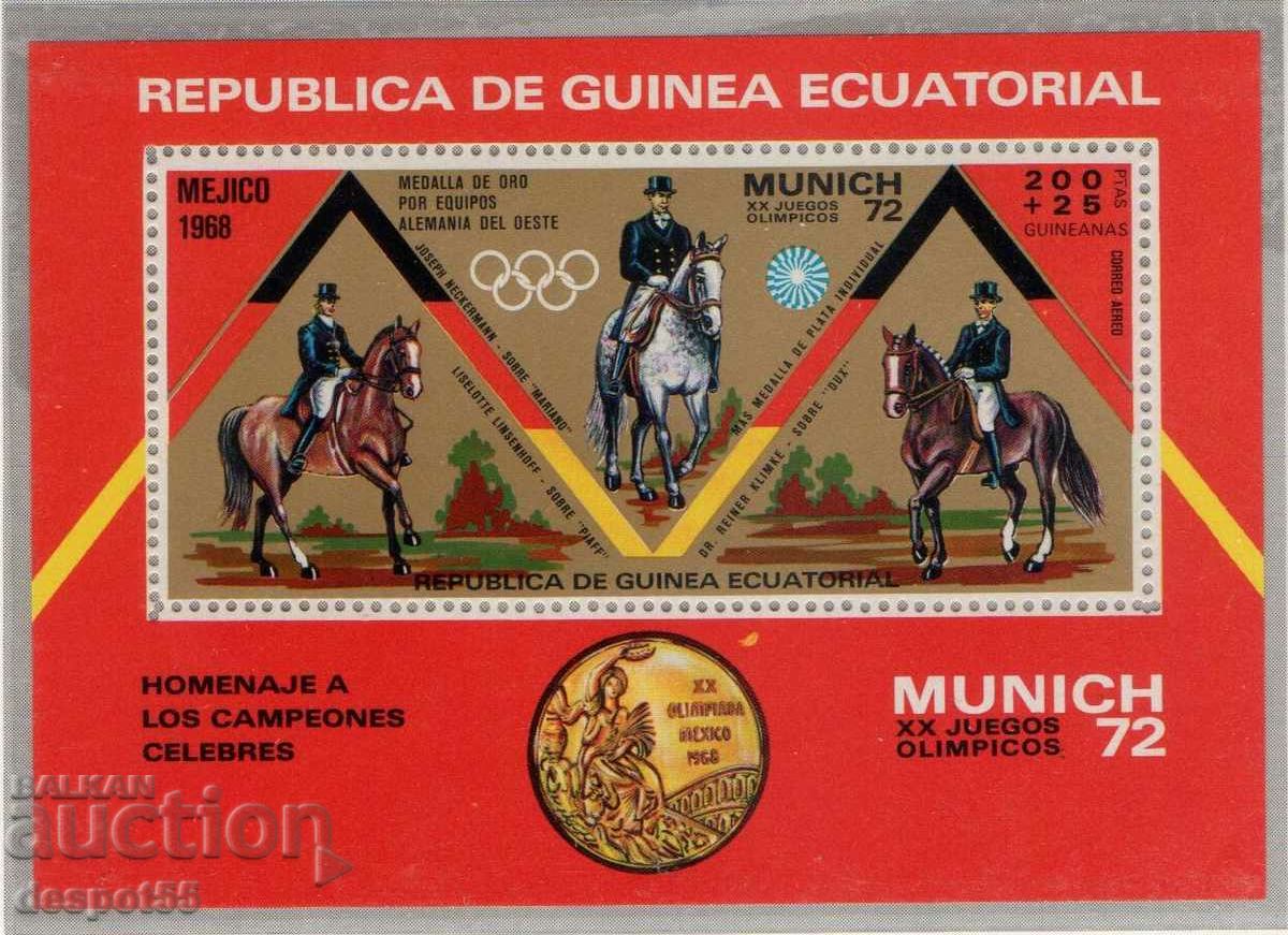 1972. Ec. Guineea. Jocurile Olimpice - Munchen, Germania. Bloc.