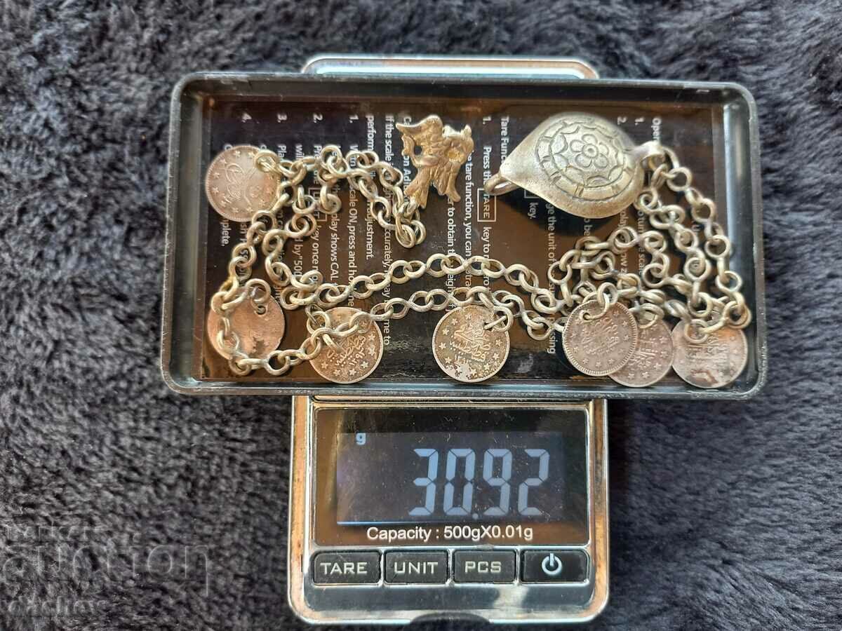 Costum UNIC renascentist macedonean din argint Kyustek din secolul al XIX-lea - 7 Costum UNIC renascentist macedonean din argint Kyustek din secolul al XIX-lea - 7