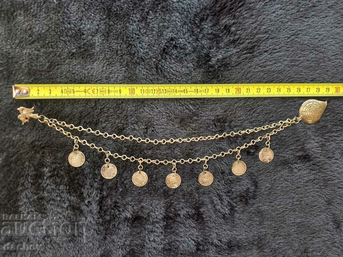 ΜΟΝΑΔΙΚΗ αναγεννησιακή μακεδονική ασημένια φορεσιά Kyustek του 19ου αιώνα